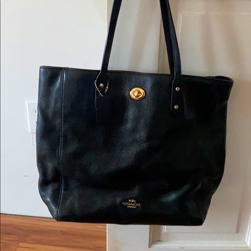 Black coach purse